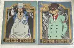 ワンピース　劇場版　STAMPEDE　セブンイレブン限定　クリアファイル　2点のサムネイル