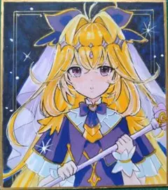 手描きイラスト 名探偵プリキュア キュアアルカナ・シャドウ ファンアート 原画