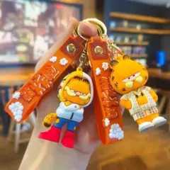 ガーフィールド GARFIELD 3Dキーホルダー　ストラップ　2個セット　BH