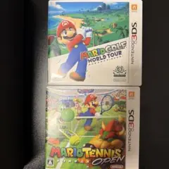 ニンテンドー3DS マリオゴルフ マリオテニス 2本セット