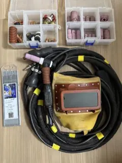 TIG 溶接 トーチ 150A TIG溶接トーチ ガスレンズ新品 一本はジャンク 