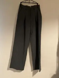 ユヌマンション スラックス ワイドパンツ