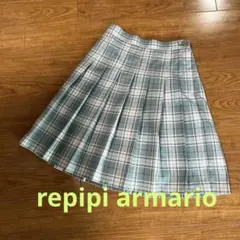 repipi armario 卒服女児　チェックプリーツスカート　L