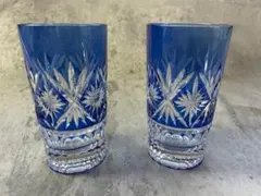 カガミクリスタル　オリジナルクリスタルペアグラス 新品ペア２つ