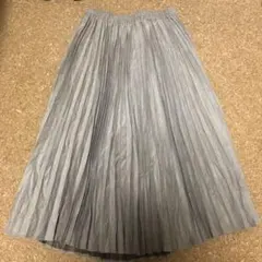 チュールスカート プリーツスカート ロングスカート