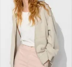 UNIQLO ドライスウェットリラックスパーカ　ナチュラル・S