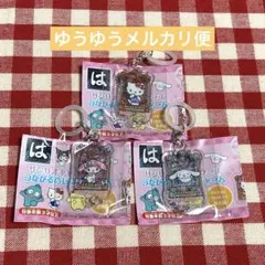 はま寿司　サンリオ　つながるめじるしチャーム　キティ　マイメロ　シナモン　セット