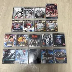 PS3ゲームソフト 18本まとめ売り