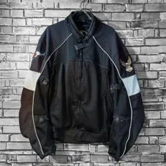 古着レーシングジャケット メッシュ　y2k 短丈　FIELD SHEER