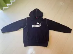 PUMA ネイビー フード付きパーカー