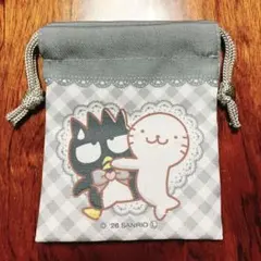 サンリオキャラクターズ プチ巾着 バッドばつ丸 タキシードサム