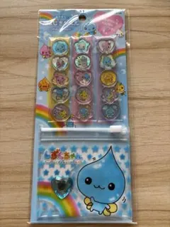 しずくちゃん おはじきシール ポーチ付き 未開封