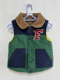 ファミリア　可愛いリバーシブルベスト