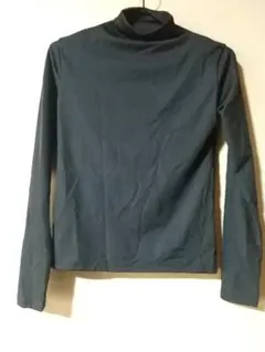 ブラック タートルネック 長袖 Tシャツ サイズ9
