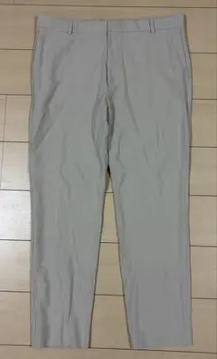 H&M ベージュ　スラックス　SLIM FIT