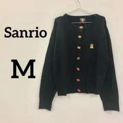 Sanrio ハローキティ カーディガン ニット ブラック M〜L