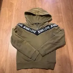 JENNI LOVE フード付きトレーナー オリーブグリーン