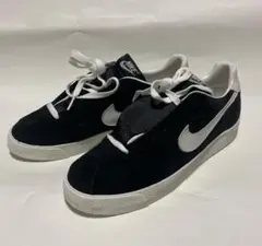 【限定SALE】NIKE:ナイキ ブレーザーローブラック×ホワイト スエード26