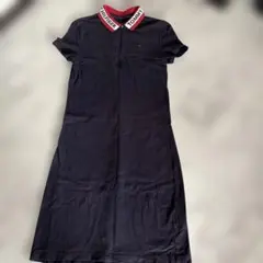 TOMMY HILFIGER ハーフジップ ポロワンピース XSのサムネイル