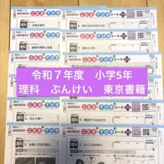 小学４年　理科　カラーテスト答え　ぶんけいのサムネイル