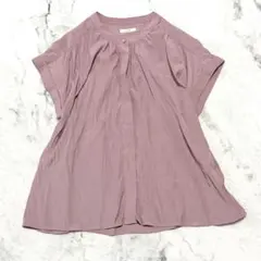 アイテムズ　アーバンリサーチ　フレンチススリーブブラウス　シャツ　半袖　Ｆ