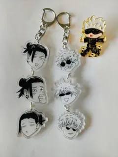 ラスイチ❤呪術廻戦 アクリルキーキーホルダー五条悟と夏油傑の3点