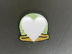 うちわデコ ストーンデコ デコパーツ 緑