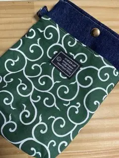 唐草模様スマホショルダーバックハンドメイド
