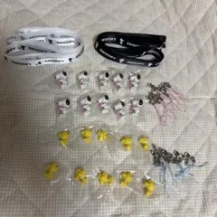 スヌーピー&ウッドストック ストラップとリボン2本セット