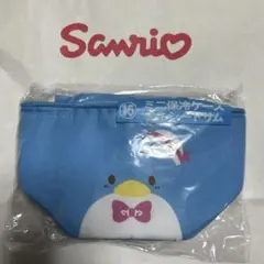 【新品】Sanrio◎ミニ保冷ケース　タキシードサム　サンリオくじ