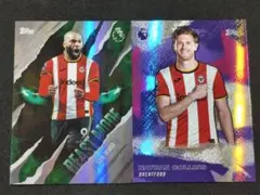 イゴール・チアゴ ネイサン・コリンズ ブレントフォード Topps 26-27