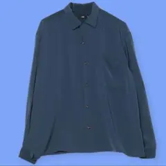 HARE（ハレ）オープンカラーシャツ 長袖　HA020078TR　ネイビー　S