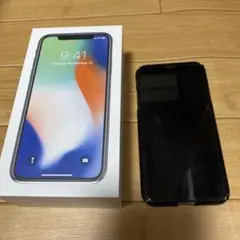 Apple iPhoneX 256GB シムロック解除済み