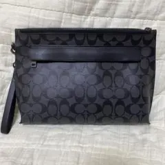 コーチ ブラック クラッチバッグ　値下げ○