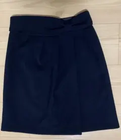 ロペピクニック　膝丈スカート　ネイビー