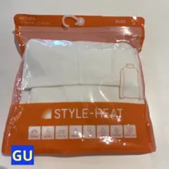 GU STYLE-HEAT ホワイト 長袖 タートルネックT Sサイズ