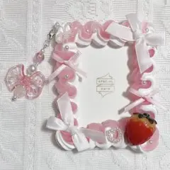 ホイップデコ トレカケース B8 硬質ケース 推し活 ビーズチャーム付き