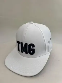 【TaylorMade】TMG ロゴ キャップ ホワイト　スポーツ　ゴルフ