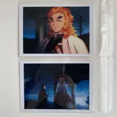 鬼滅の刃 場面写ブロマイドくじ 無限列車編 OP 煉獄杏寿郎 千寿郎