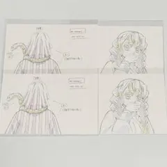 鬼滅 原画ポストカード 小芭内 蜜璃