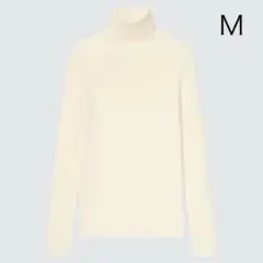 UNIQLO エクストラファインメリノ リブ タートルネックセーター 洗える