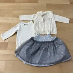 【プティマイン】3点セット　女の子　ワンピース他