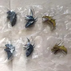 一番くじ ゴジラ G賞 モンスターヘッドマグネット 6点