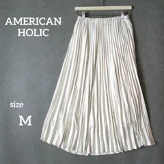 AMERICAN HOLIC プリーツスカート Mサイズ アイボリー