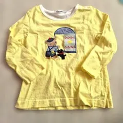 familiar 90サイズ 黄色 Tシャツ