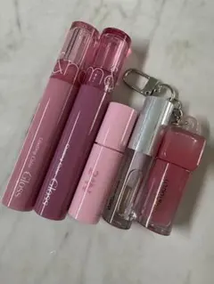 ライム様専用　韓国リップラ 5本セット ピンク系　まとめ売り