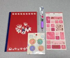 ムーミン　リトルミイ　ジェットストリーム　ノート　付箋クリップ