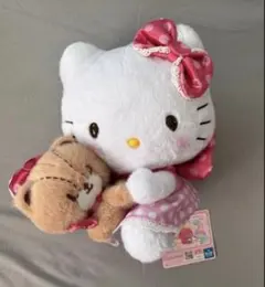 ハローキティ　タイニーチャム　ペアぬいぐるみ