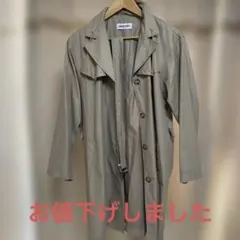 ベージュ トレンチコート ウエストベルト付き　春