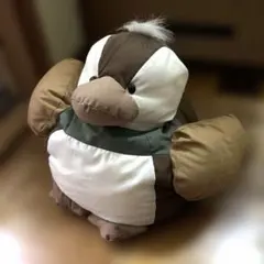 カルガモ　箱ティッシュケース　 ぬいぐるみ